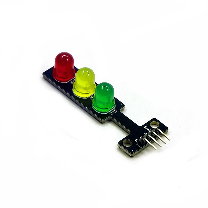 

5V Traffic Light LED Display Module for Arduino Red Yellow Green 5mm LED RGB -Mini Traffic Light for Traffic Light System Model