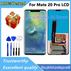 high quality LCD For Huawei Mate 20 Pro LYA-L09,L29,AL00 LCD Display Touch Screen Digitizer Assembly Replacement with Frame