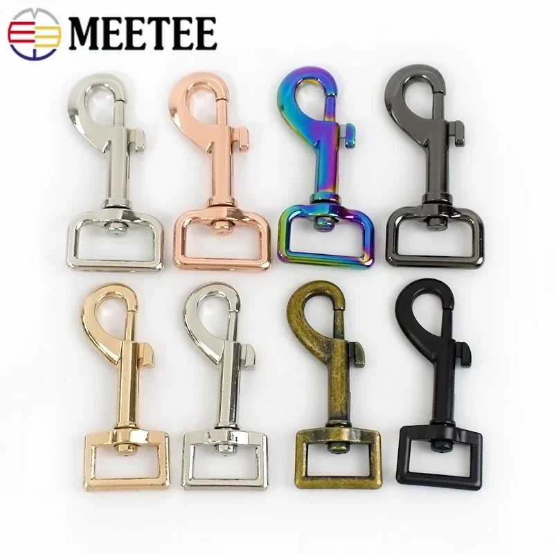 

5/10/20Pcs 15-25mm Metal Buckles for Straps Swivel Lobster Clasp Hooks Carabiner Snap Hook Dog Collar Keychain Connector Clasps