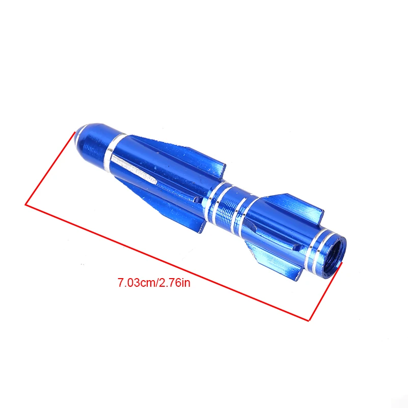 سيارة عالمية جديدة سبائك الألومنيوم صاروخ صمام قبعات تعديلات شخصية وأشار صمام نصائح إطارات الدراجات والدراجات النارية