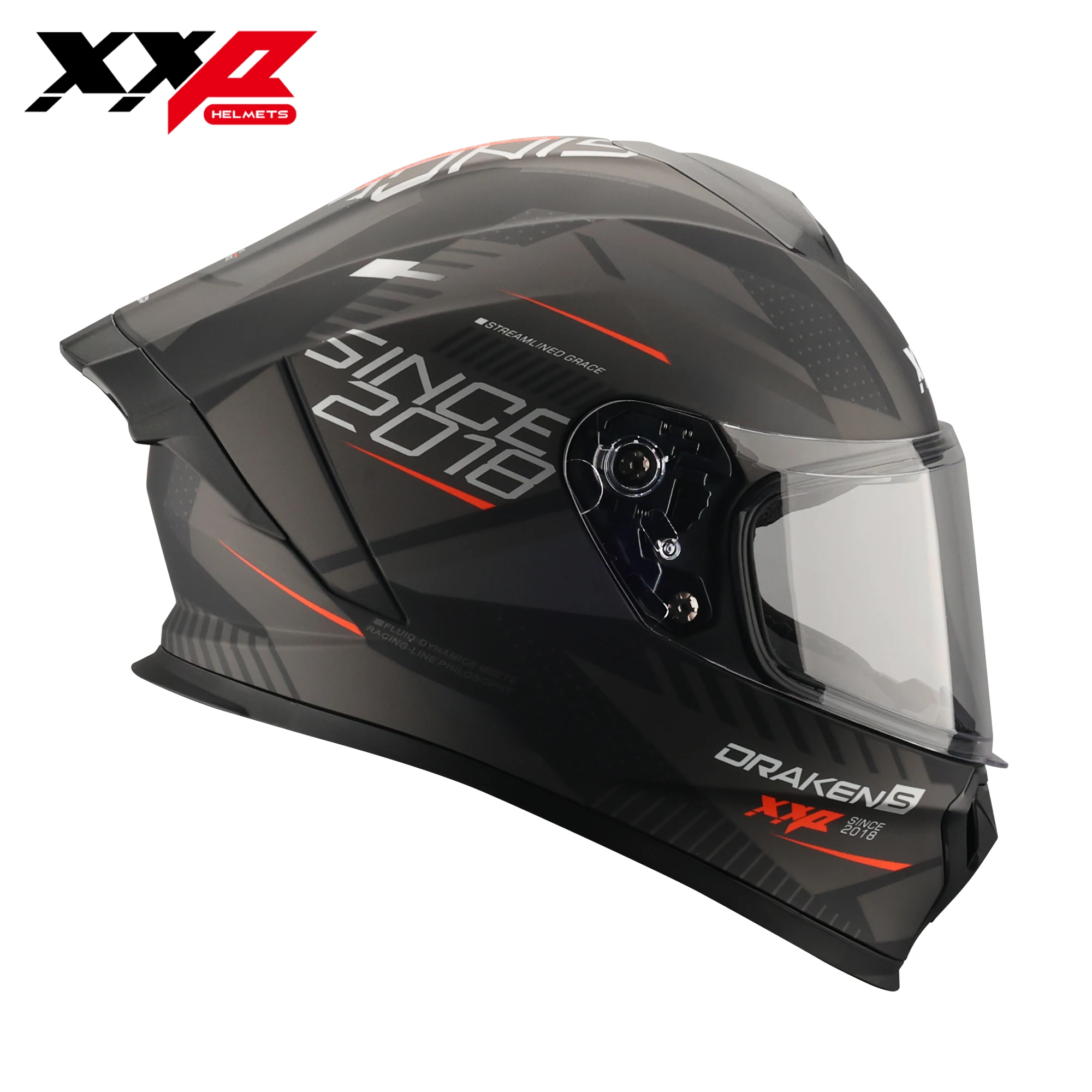 big motorcycle helmets TRIANGLE Full Face Helmet DOT Approved for Men Women Street Bike the quick plug ensures easy fastening and releasing Helmets for Motorcycle Full Face