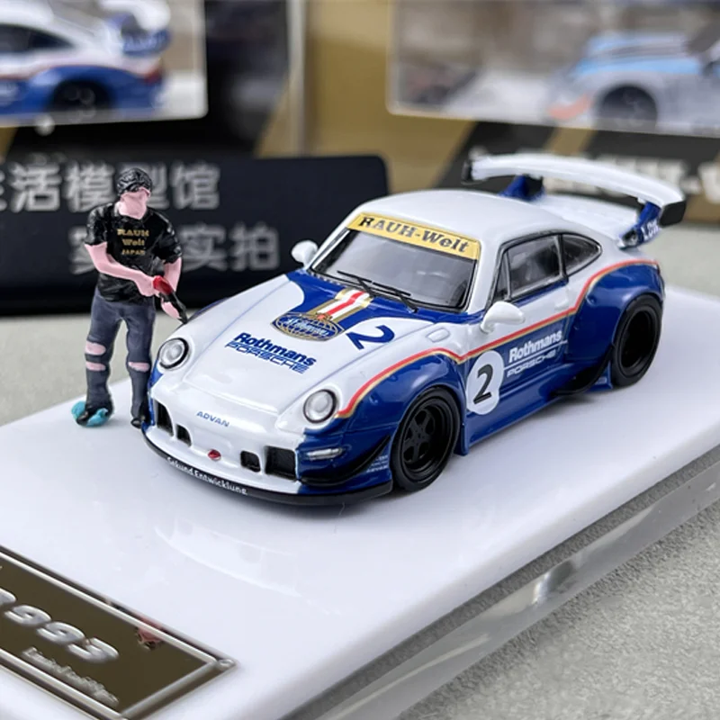 StarModel Scale 1/64 Porsche RWB 993 GTโลหะผสมของเล่นมอเตอร์Diecastโลหะรุ่นของขวัญ