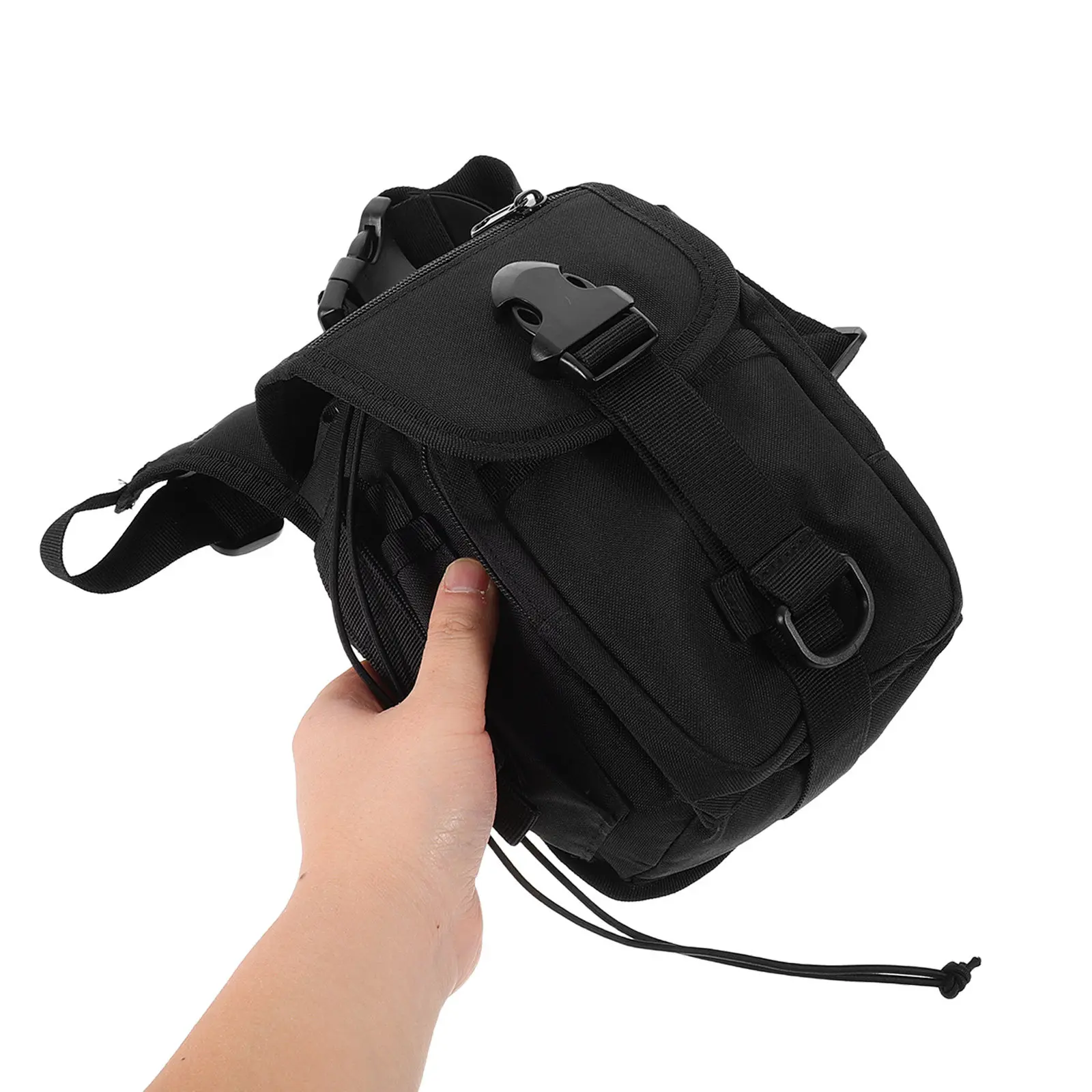 

Motorcycle Waist Leg Bag Drop Leg Thigh Pouch Waterproof Outdoor Sports Riding Hip Bag for Men Cycling Hiking Black