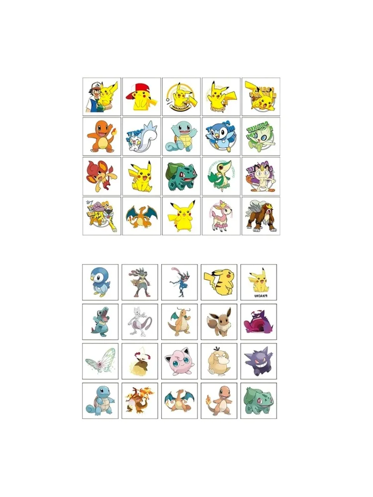 20 Stück Pikachu-Aufkleber Cartoon-Sticker Spielzeug Wasserfeste Geburtstagsgeschenke DIY Journal-Dekoration Belohnungs-Aufkleber