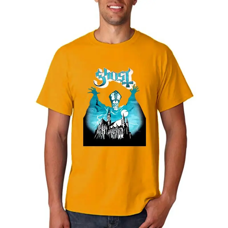 Top Tee For Sale Natural Cotton Tee Shirts Ghost Bc Men's Opus Eponymous Album Cover T-shirt S