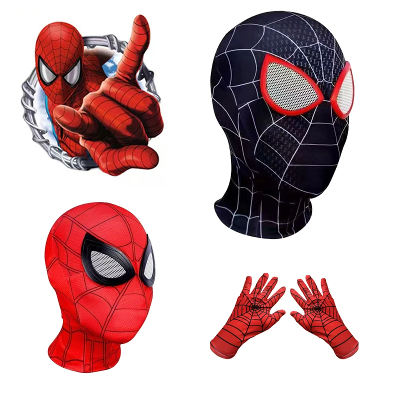 Nueva Máscara de Gwen Stacy para Adultos, Superhéroe, Cosplay, Miles Morales, Spiderman, Accesorios de Disfraz de Halloween