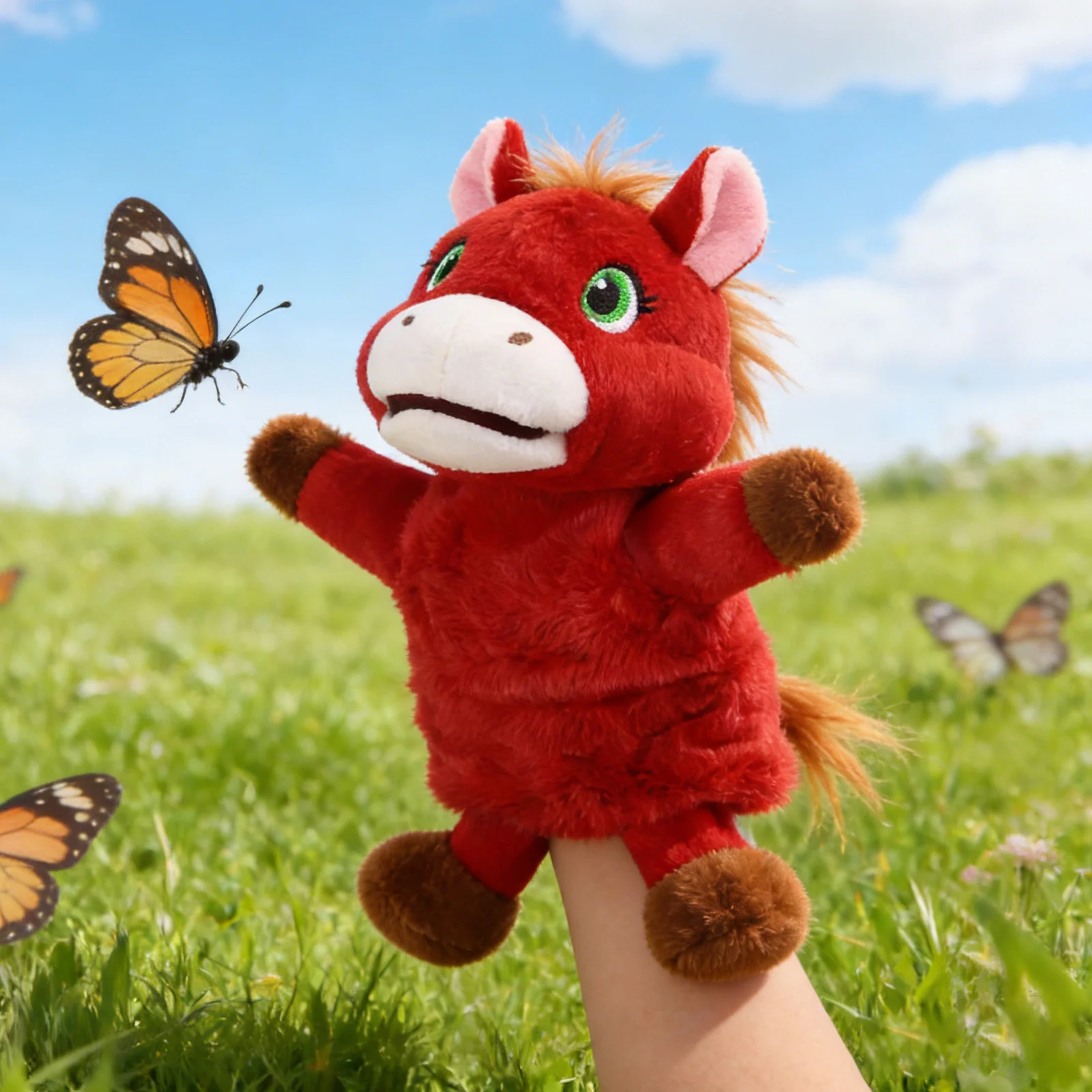 Interactive Hand Puppet Set for Children Adults Theater Show Role Play Learning Aid Fun Gift Unique Design Animal Figure