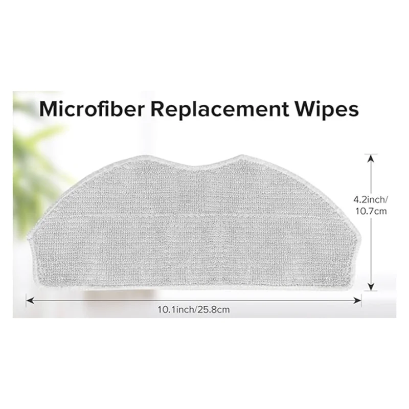 【Berserk】 12 pezzi Mop Pad per ROPVACNIC S1 / A1/Tipdiy G90/Betboyles V75S/VIPSUN Z1 Accessori per aspirapolvere Pulizia migliorata E