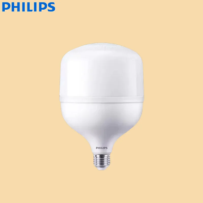 

Светодиодная лампа Philips TrueForce Core LED E27 40W, Т-образная, 6500K, белый свет, 220-240В AC, яркая, для складских и дорожных светильников