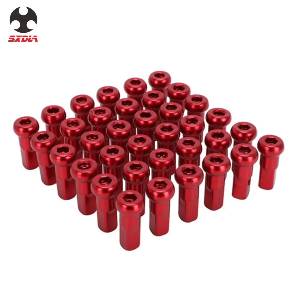 Motorcycle Aluminum 3.5mm 4mm 8g 9g Nipples For Front Rear 21\