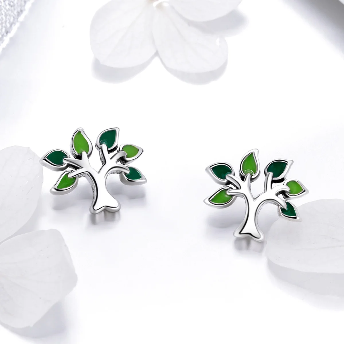 

Tree of Life 925 Earrings Temperament Women's Earrings Stud Earrings