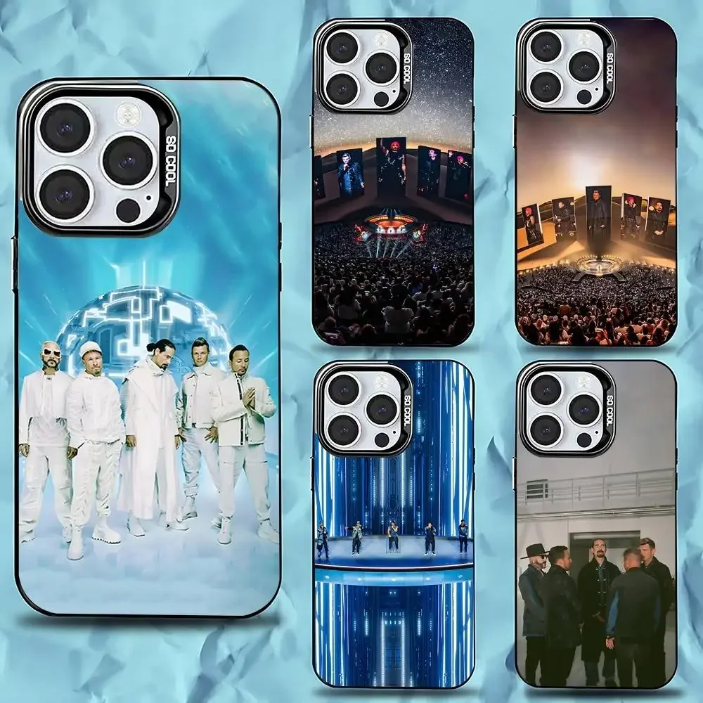 

B-Backstreet Boys BSB Phone Case For iPhone 16,15,14,13,12,11,Pro,Max,Plus,Mini,XS,SE Anti Fall Black Matte Hard Bumper