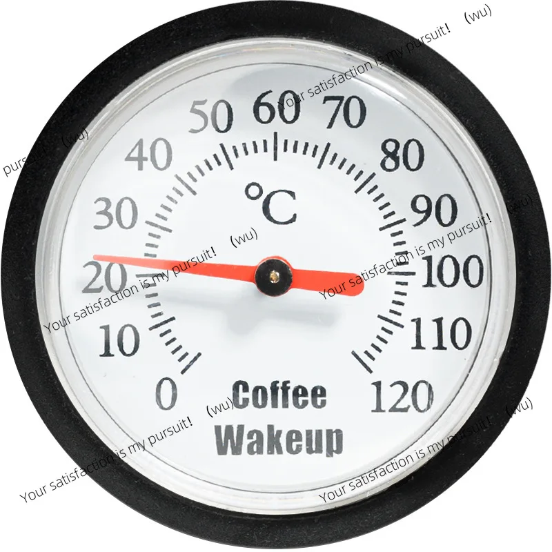 Hand brewed coffee thermometer Coffee pot matching milk latte tank Clipable stainless steel pointer probe thermometer