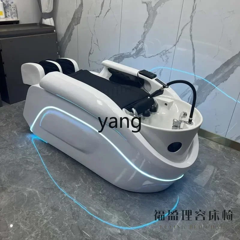 CXT electric smart shampoo bed barber shop hair shop semi-automatic flushing bed