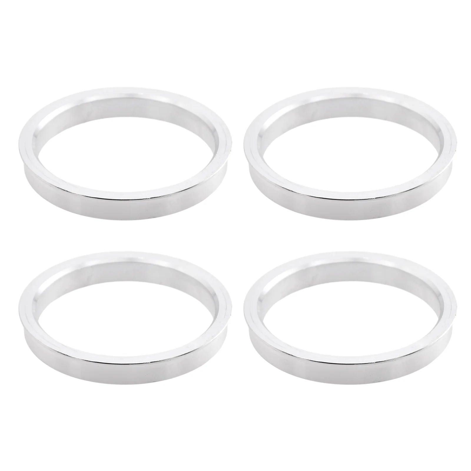 Hub Centric Ring Kit 4 Pieces Aluminum 64.1mm x 73.1mm for Direct Hub-to-Wheel Interface Improvement and Balanced Rotation