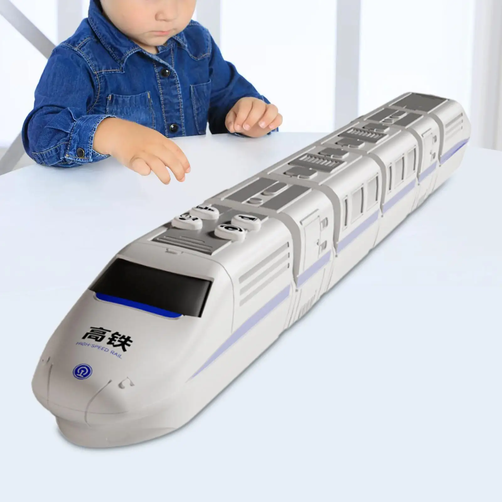 High Speed Rail Toy Express Car Electronic Train Car Set for Child Kids Gift