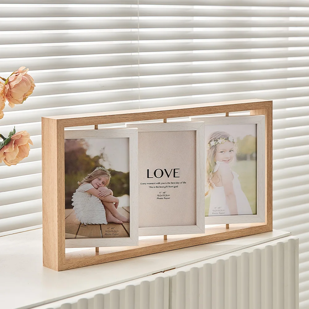 Decor Frame for Living Room Picture Frame Desk Photo Frame Glass Portrait Hanging Picture Frames Desktop Photo Frames Love Gift