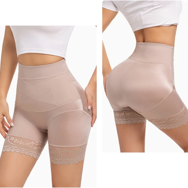 女性のおなかコントロールレーストリムシェイプウェアショーツハイウエストバットリフティング太ももスリム下着ボディシェイパーパンティー