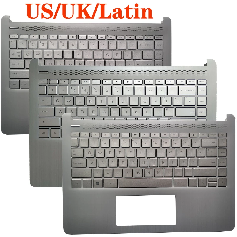 

NEW US/UK/Latin LA laptop Keyboard For HP Pavilion 14-DQ 14S-DR 14Z-FQ TPN-Q221 EA0PA003010 No backlit