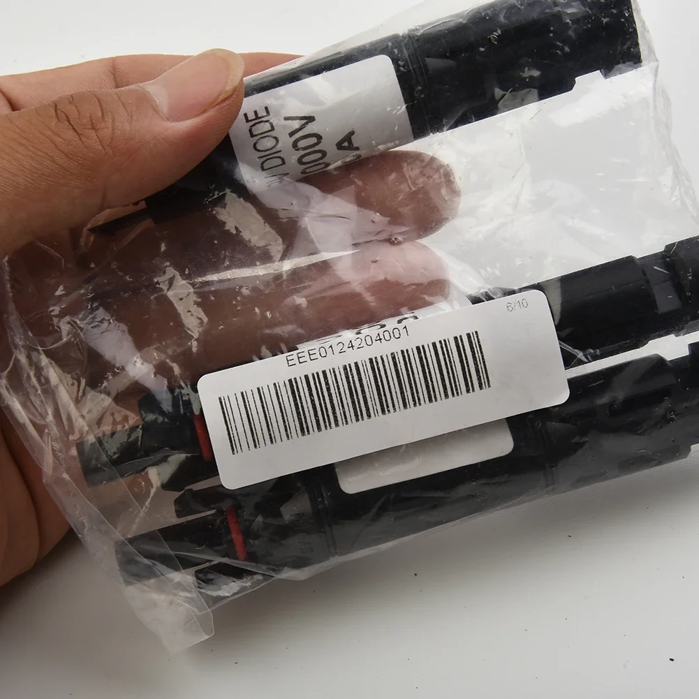 

3PCS Solar Panel Cable Blocking Diode Waterproof Connector Rated Impulse Voltage 1000V Suitable for 10 12 14 AWG Cables