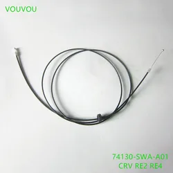 Car body parts hood 74130-SWA-A01 bonnet wire release cable for Honda CRV 2007-2011 RE2 RE4