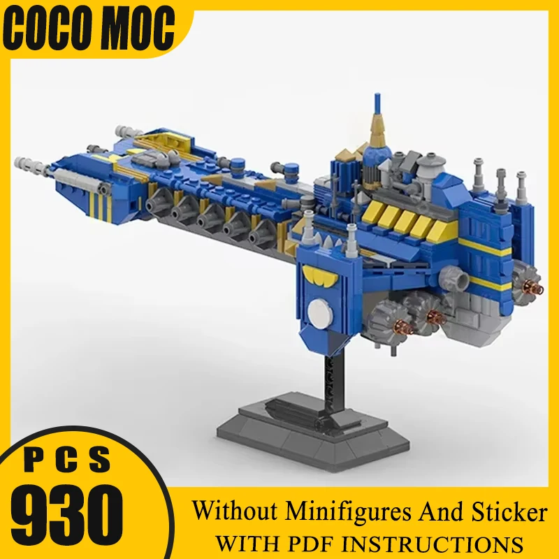 

Emperor Battle Barge Gift Christmas Technology Modular Blocks Popular Space Game Model Toy Moc Building Bricks DIY Sets Assembly