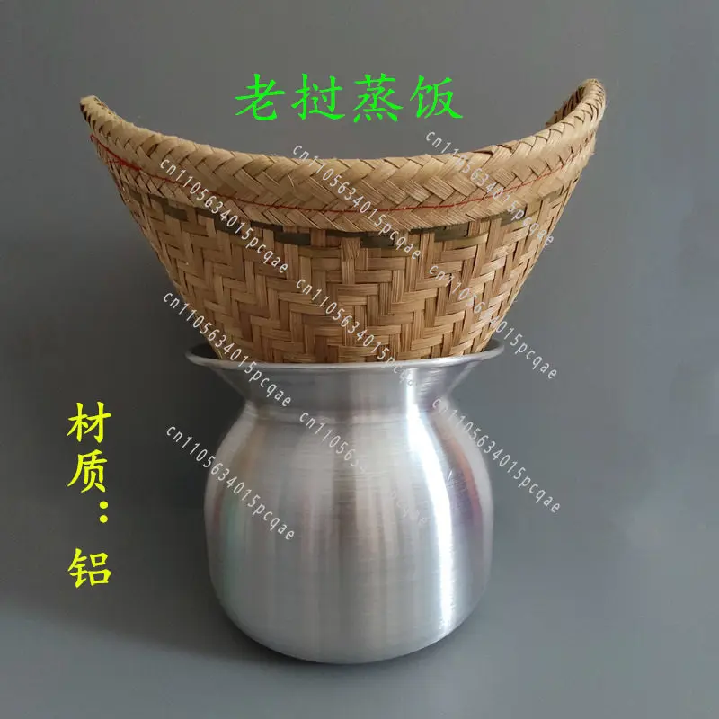 Thai Steamed Sticky Rice Pot Lao Thai Roll Powder Steamed Pineapple Rice Mango Rice Pot