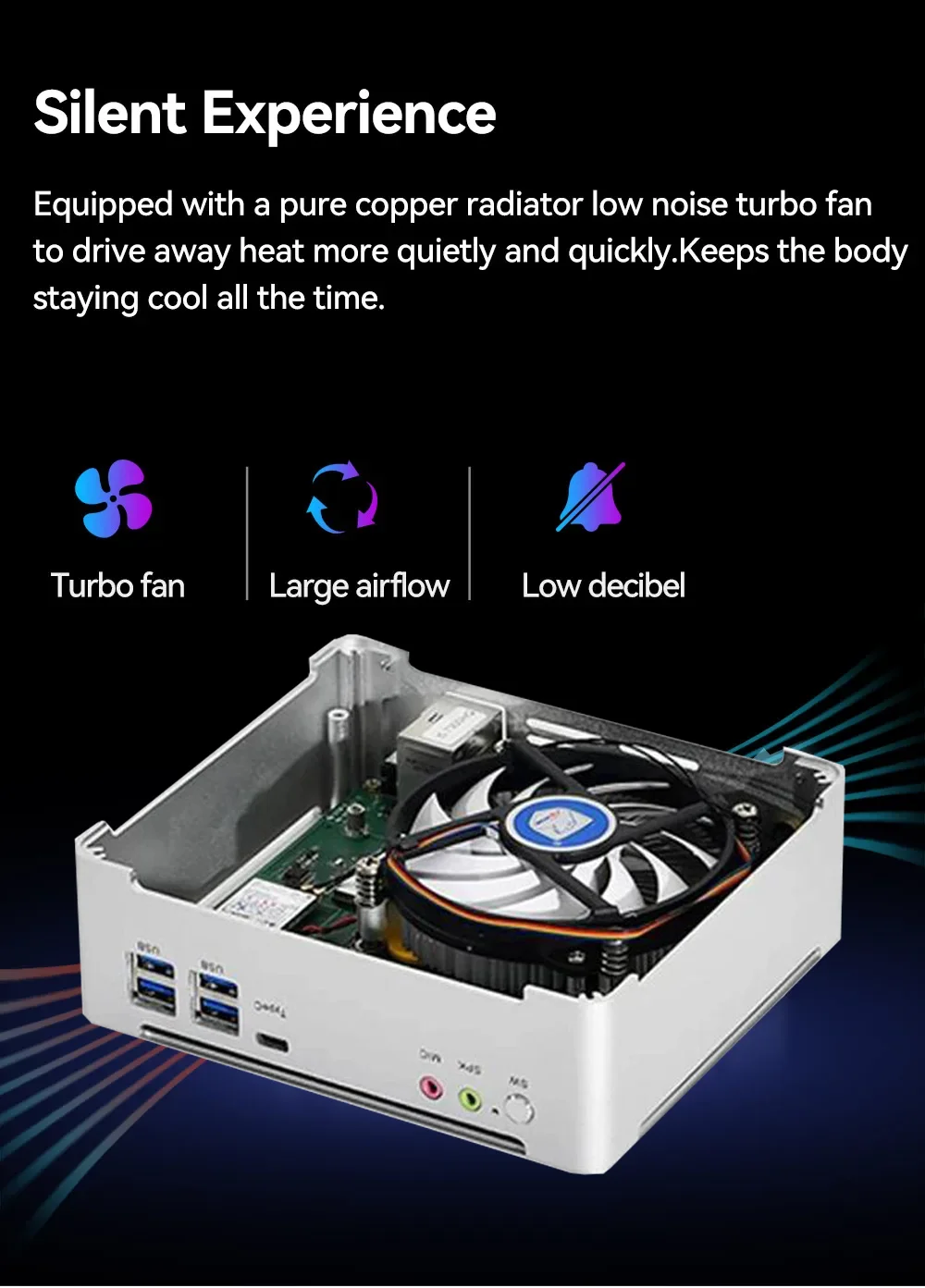 Newest Intel Core 13th Gen Mini PC I5-1340P/i7-1355U Intel Iris X Win11 12Core 16Threads WiFi6 DDR5 Type-C 3 Screen Outputs