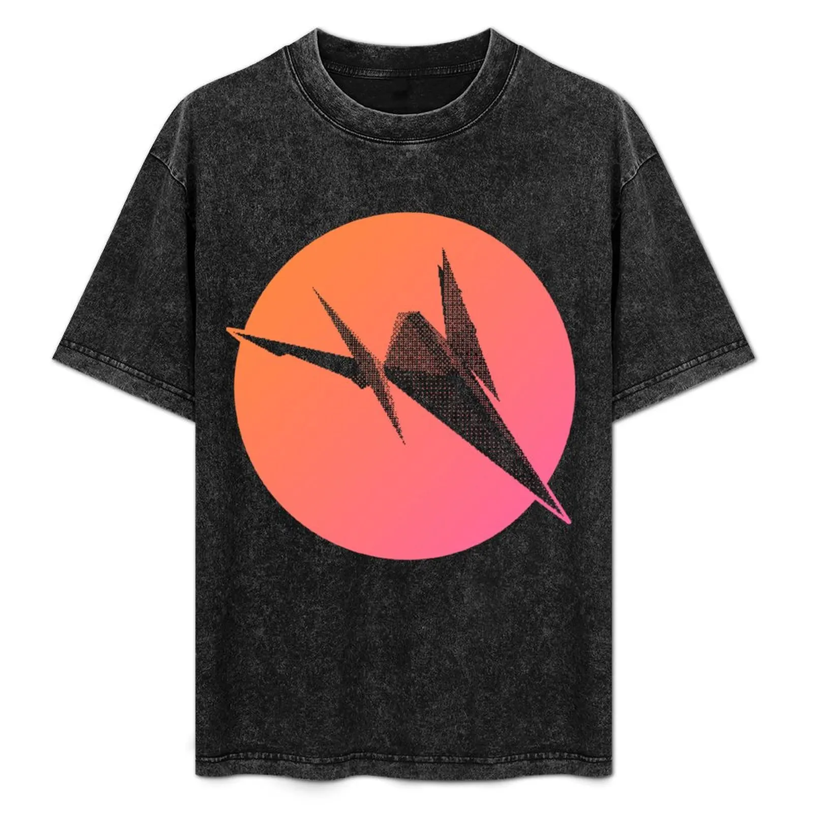 

Sunset Arwing T-Shirt Basic All Season Solid T-Shirt