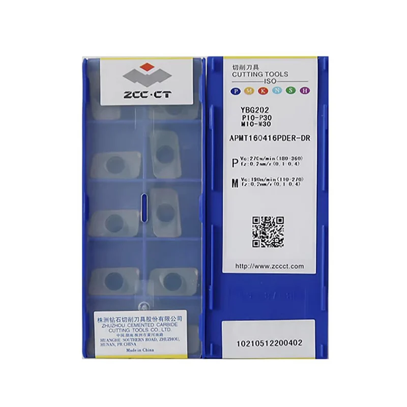 100% Original APMT APMT1604 APMT1135 APMT160416PDER APMT1135PDR DR YBG202 Milling And Turning Milling Cutter