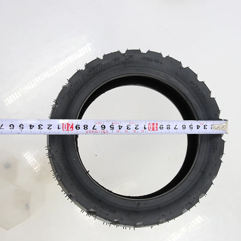 10 inch electric scooter tyre 80/50-6.5 vacuum tyre thickened wear-resistant off-road outer tyre accessories