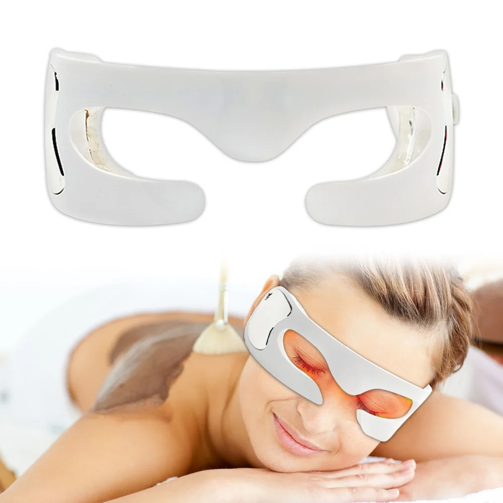 3D Eye Beauty Devices Electric Massager Light Therapy Hot Compress Relax Eye Bags Remove Wrinkle Removal Anti Aging Tools