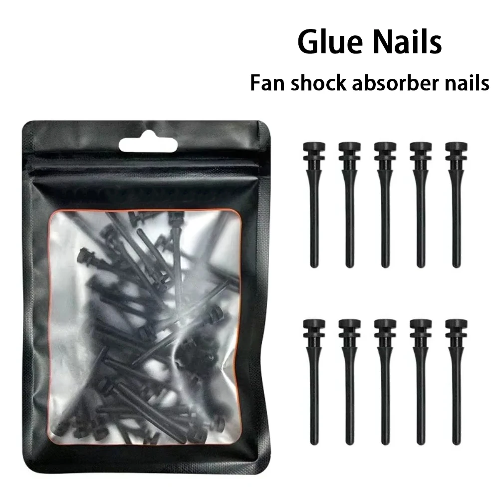 Silicone Fan Shock Absorption Nails Anti Vibration Noise Reduction Rubber Pin For PC Computer Case Cooling Fan Mounting