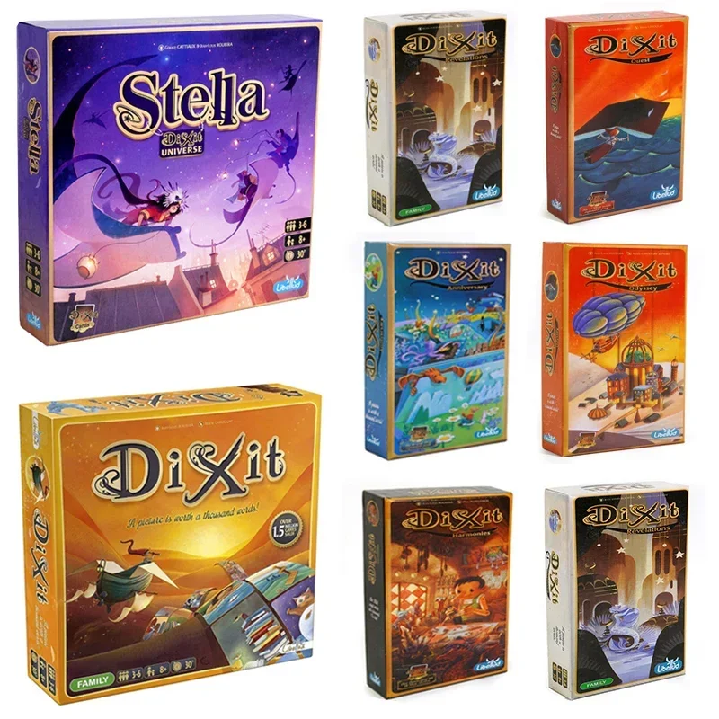 Dixit Stella Univerus English Board Game Dixit Expansion Journey Harmonies Daydreams Card Friends Family Dinner Party Board Game