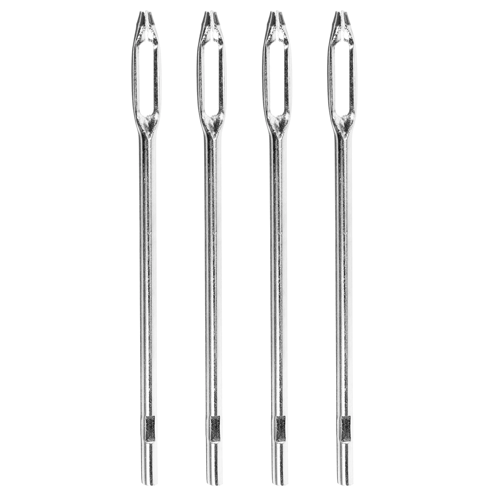 

4 Pcs Tire Plug Repair Needle Glue Strip Car Motorcycle Hole Patch Tools Efficiently Fix Puncture Steel Material Portable
