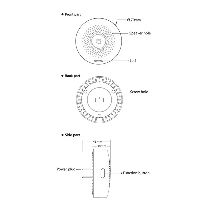 -[A51I Digital]Wireless Wifi 433Mhz Home Security System Wifi Burglar Alarm System Tuya Smart Life Wireless Keyboard Works EU PL