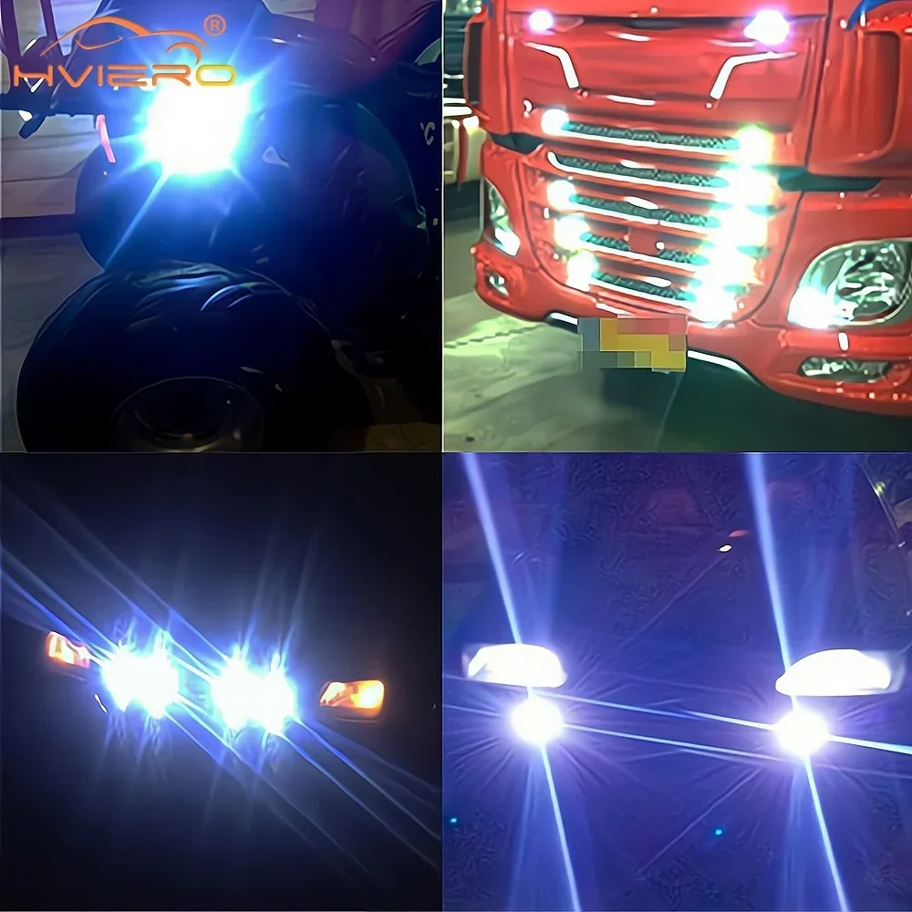 1X Car Eagle Eye Mirror Light DRL Backup Bulb Auto Motor Led Turn Signal Reverse Parking Brake Trunk Lamping Daylight Waterproof