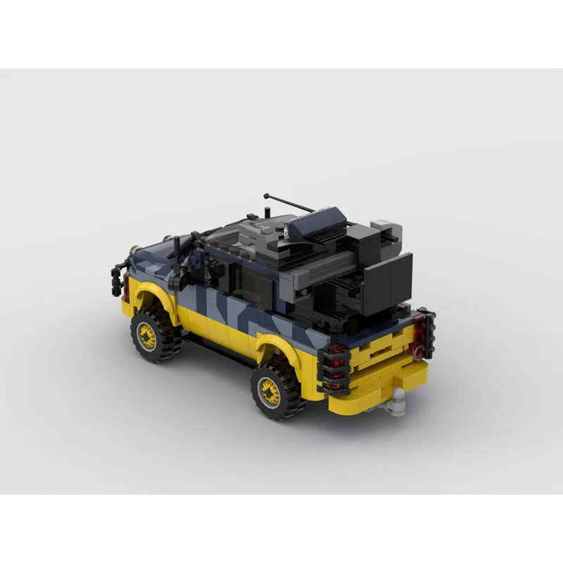 

MOC-173374 New Urban 4X4 Touring Racing Car Building Block Model 599 Parts MOC Boys Children's Birthday Building Block Toy Gift