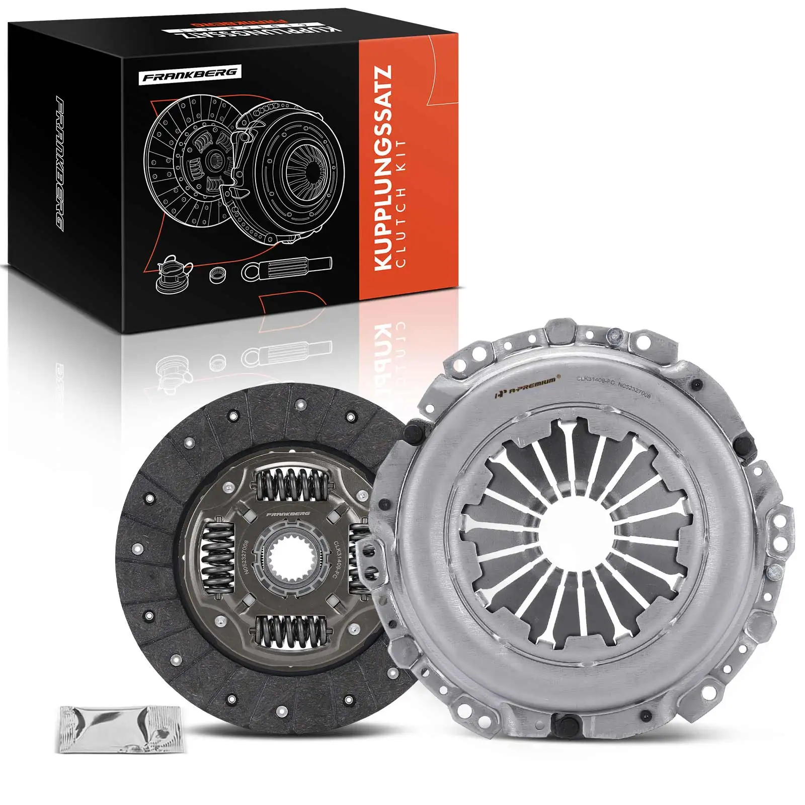 Frankberg 1x Koppelingsset voor Suzuki Grand Vitara II JT TD TE 2.0L 2005-2015 623331409 3125022211 3125026150 3125020200