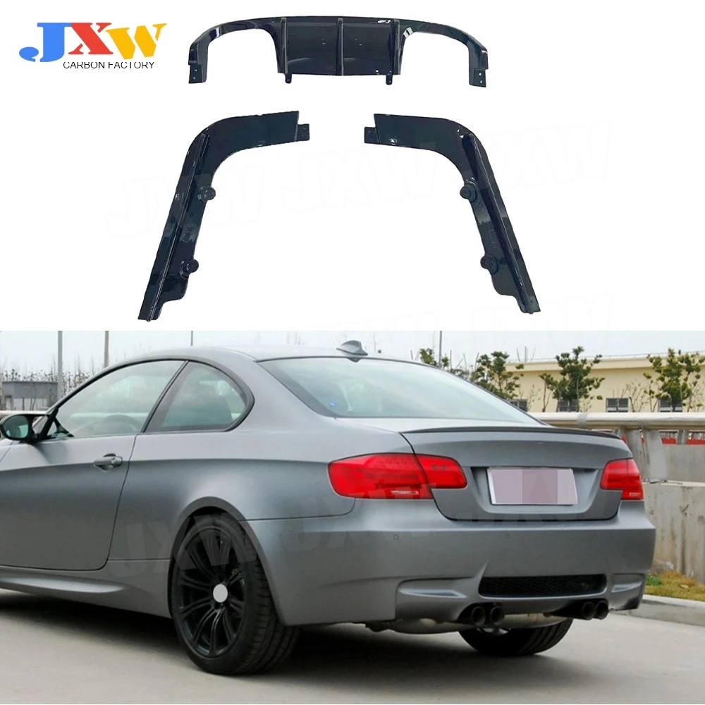 

ABS Rear Bumper Diffuser Splitters for BMW 3 serise E92 E93 M3 2009-2012 Rear Bumper Lip Spoiler Car Decoration Bodykit