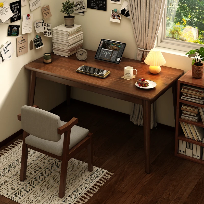 

Household, writing desk, simple, small apartment, solid wood, office