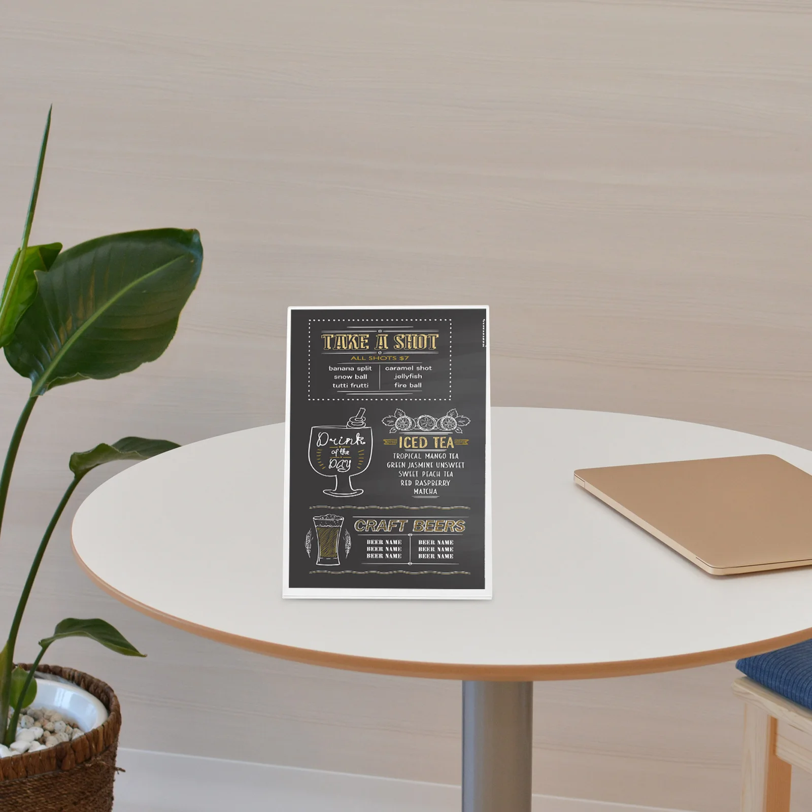 

2pcs L-Shaped Acrylic Table Sign Holder Business Card Display Clear Menu Desktop Brochure Stand Transparent Office Accessories