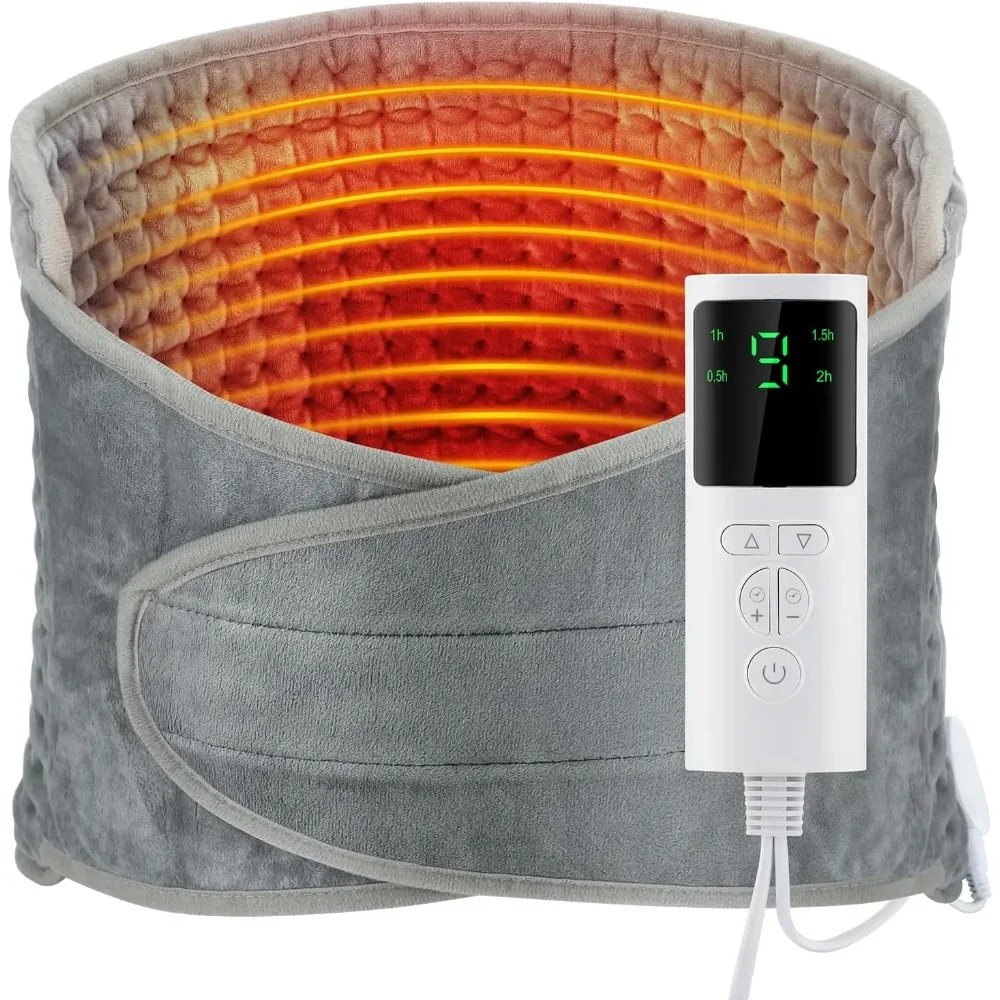 

Electric Heating Pad Therapy Belly Body Warmer Waist Wrap Belt Washable Adjustable Temperature LCD Controller for Winter