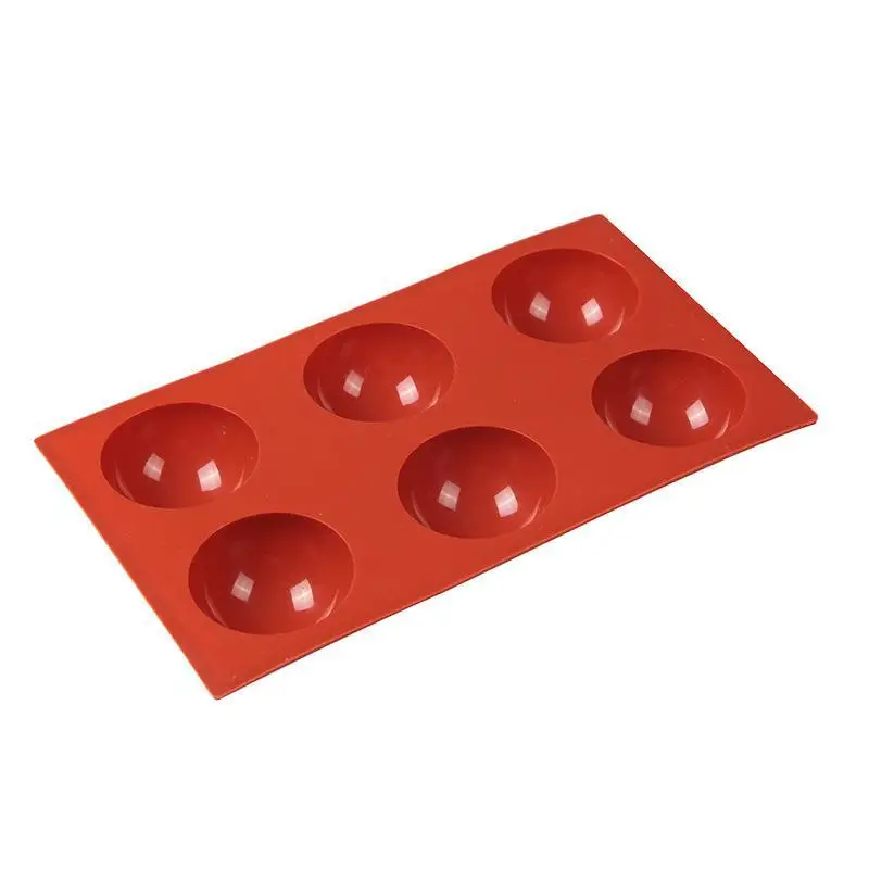 Molde semiredondo de silicona para pastel, Mousse, sándwich, pastel de Luna, bola de Chocolate, herramienta para hornear