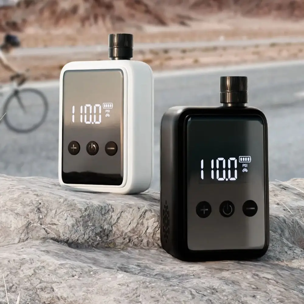 New 150 PSI Bike Electric Air Pump Digital Gauge Display Schrader Valve Bicycle Pump Fast Rechargeable Mini Bike Tire Inflator