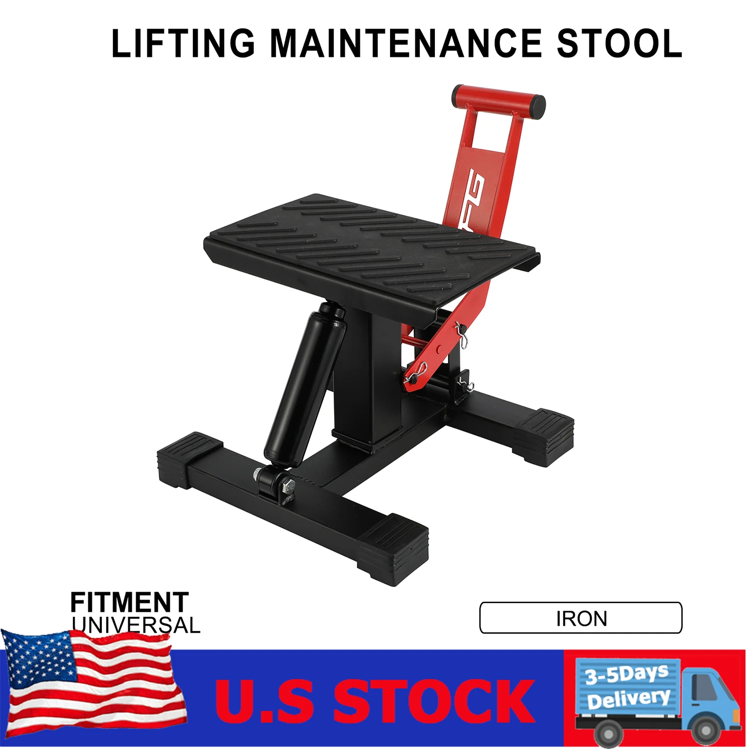 

1000Lbs Capacity Lift Jack Hoist Table Height Adjustable Lifting Stand Repair Maintainance Dirt Bike Motorcycles Accessories