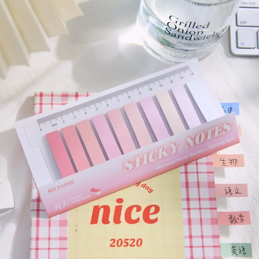 To Do List Gradual Change Sticky Notes Reading Bookmark Rectangle Memo Pads Keypoints Marker Label Index Tabs Stickers Student