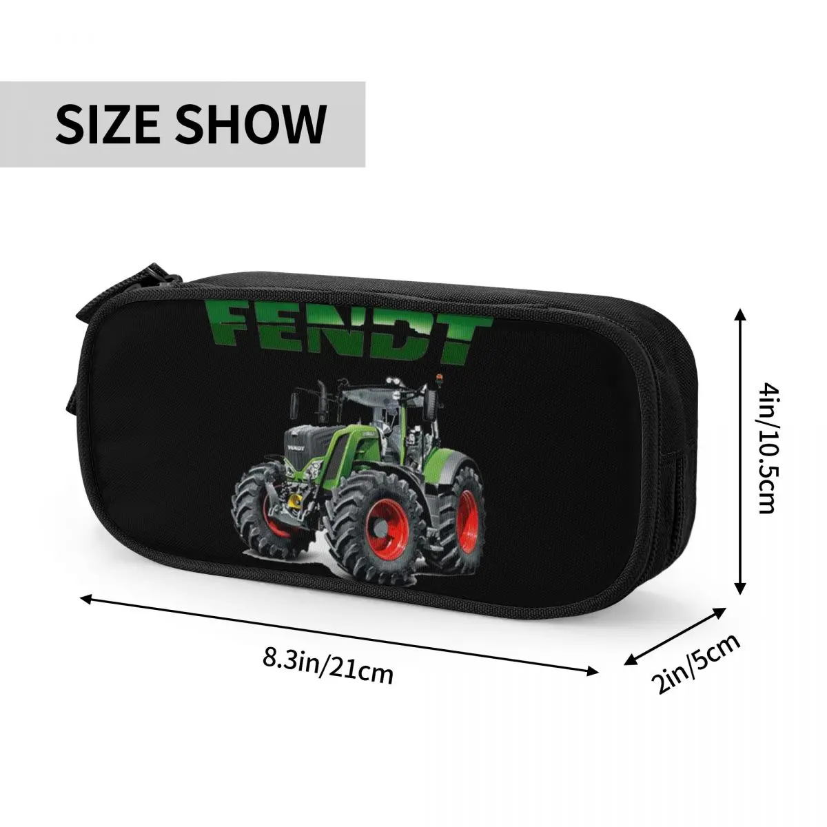 Imagem -06 - Trator Fendt Agricultura Agricultura Lápis Case Lápis Caneta para Menina e Menino Grande Bolsa de Armazenamento Material Escolar Papelaria Presentes