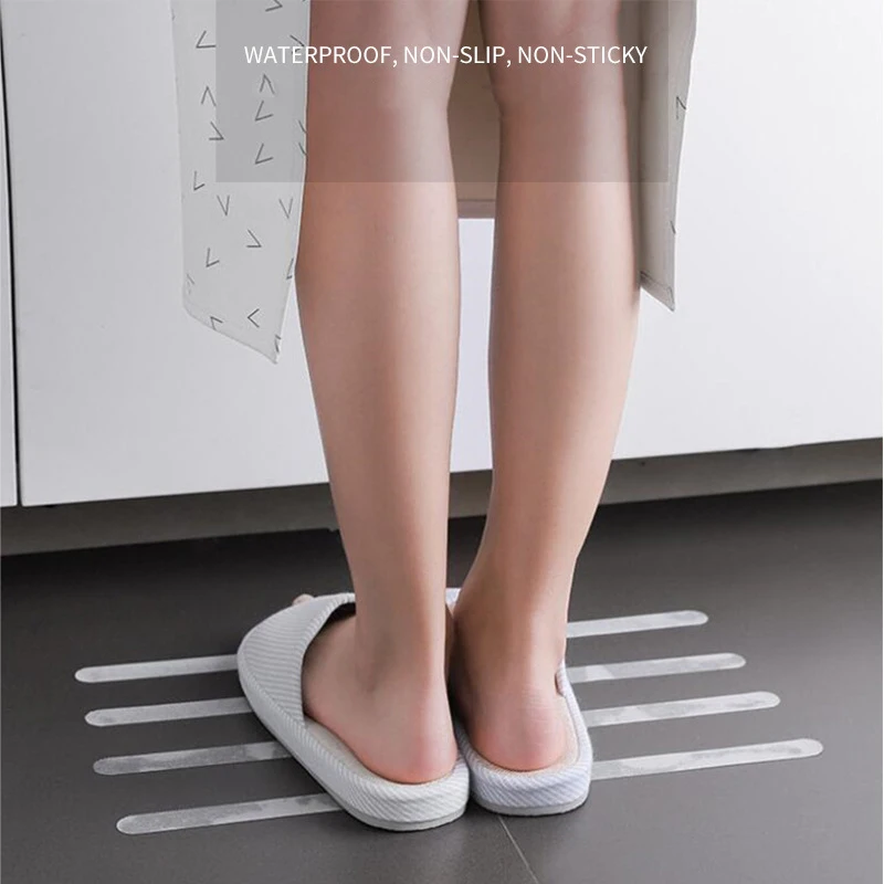 Bathroom Anti-Slip Stickers Stairs Floor Anti-Slip Tape Bathroom Shower Transparent Anti-Slip Tape Home Safety Anti-Slip Sticker