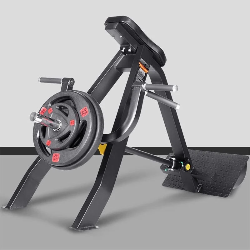 Rowing machine Horizontal pull back diagonal pull bar T-bar Lean over and pull hard Combined force Fitness equipment Exercise